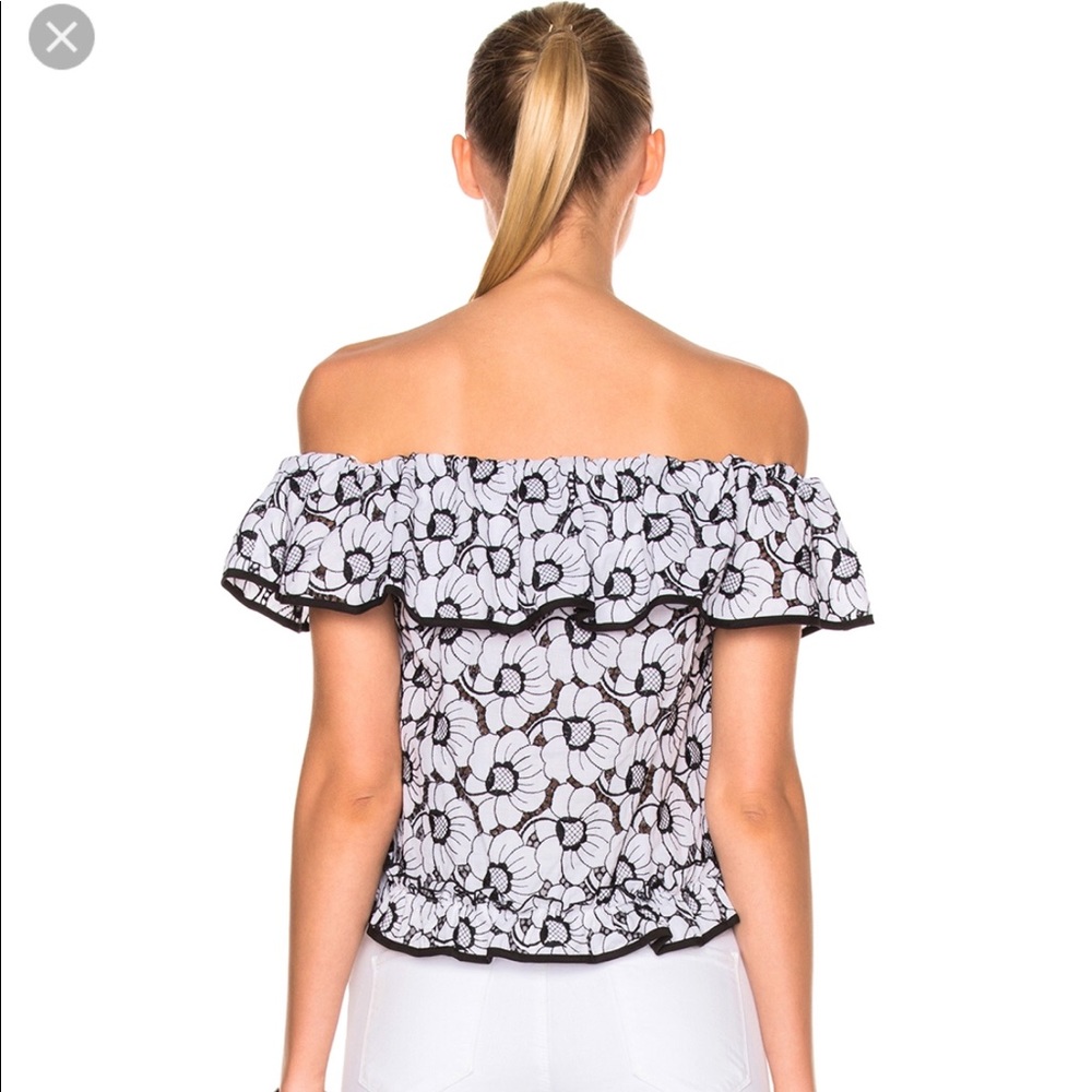 NICHOLAS***Camelia embroidery Off-Shoulder Top**Sm. $485 - Picture 4 of 8